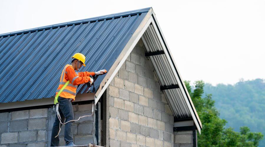 Professional metal roof installation in Rolesville, NC